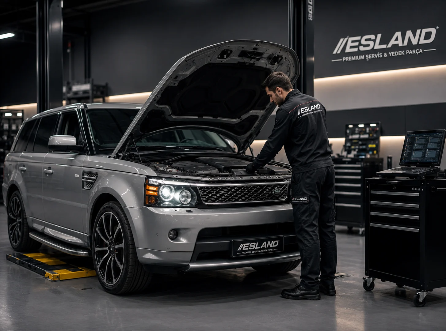 Premium Araçlarda Periyodik Bakım Neden Aksatılmamalı? konusunu temsil eden premium araç servis görseli
